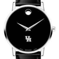 Houston Men's Movado Museum with Leather Strap