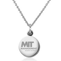 MIT Sloan Necklace with Charm in Sterling Silver