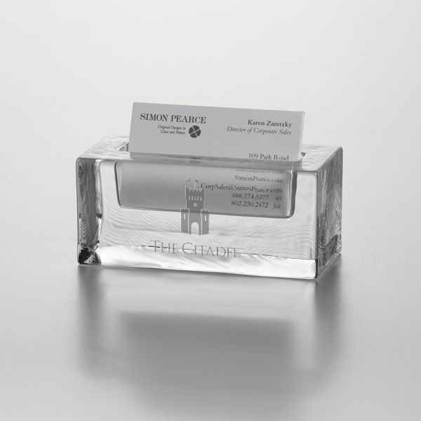 Citadel Glass Business Cardholder by Simon Pearce