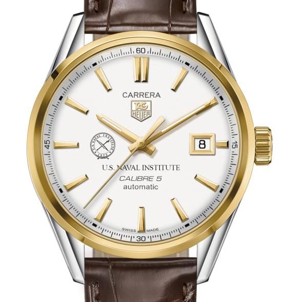 US Naval Institute Men's TAG Heuer Two-Tone Carrera with Strap