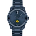 University of Iowa Men's Movado BOLD Blue Ion with Date Window - Image 2