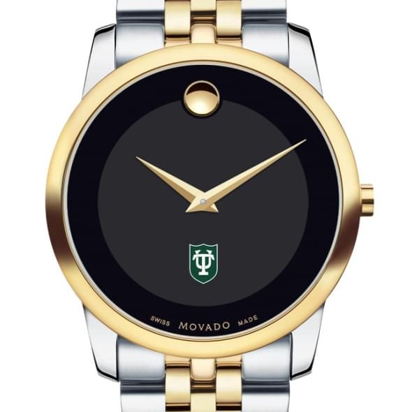 Tulane Men's Movado Two-Tone Museum Classic Bracelet