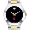 Cornell Women's Movado Collection Two-Tone Watch with Black Dial - Image 1
