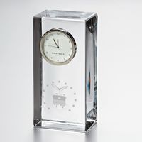 USAFA Tall Glass Desk Clock by Simon Pearce