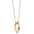 College of William & Mary Monica Rich Kosann Poesy Ring Necklace in Gold - Image 2