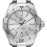 William & Mary Men's TAG Heuer Steel Aquaracer with Silver Dial
