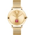 Temple Women's Movado Bold Gold with Mesh Bracelet - Image 2