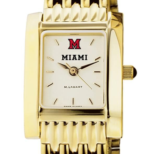Miami University Women's Gold Quad with Bracelet