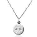 Michigan State University Necklace with Charm in Sterling Silver - Image 1