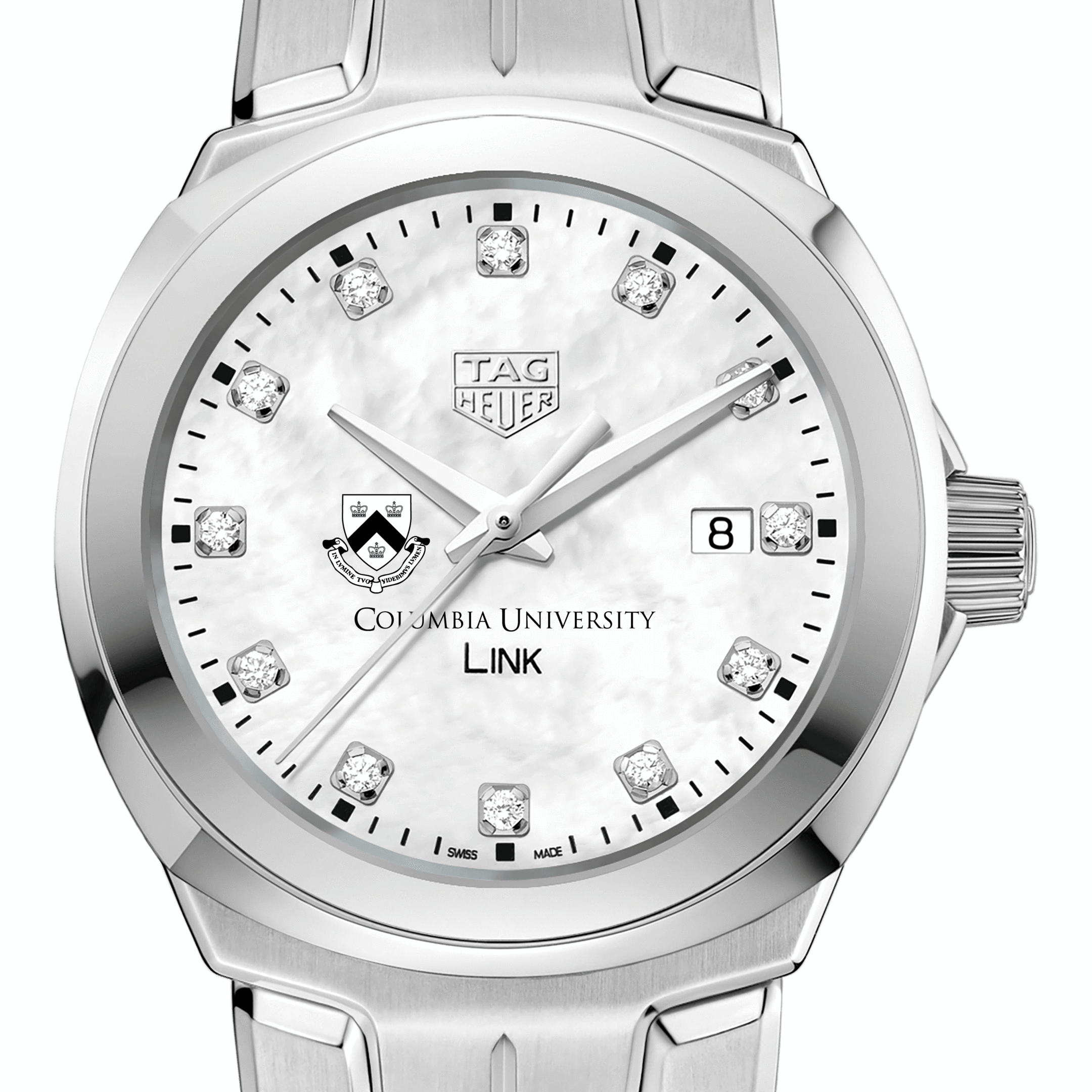 Columbia University TAG Heuer Diamond Dial LINK for Women