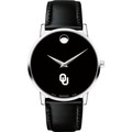 Oklahoma Men's Movado Museum with Leather Strap - Image 2