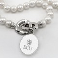 ECU Pearl Necklace with Sterling Silver Charm - Image 2