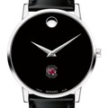 University of South Carolina Men's Movado Museum with Leather Strap - Image 1