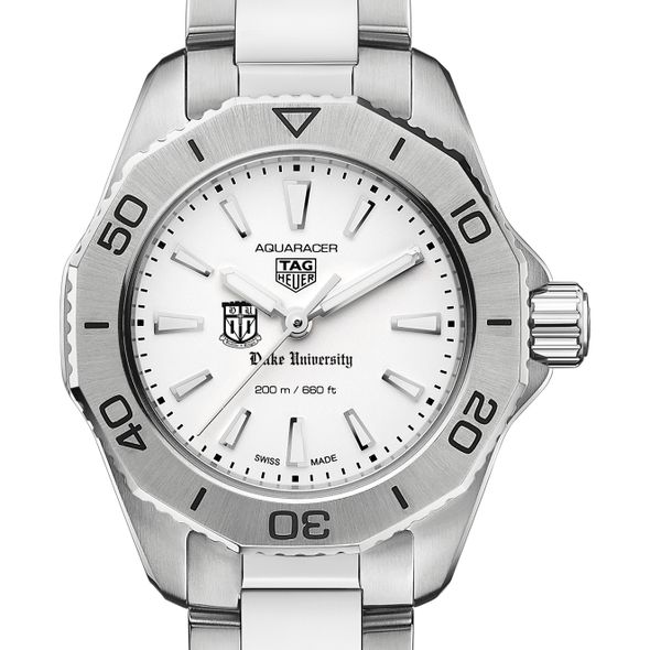 Duke Women's TAG Heuer Steel Aquaracer with Silver Dial - Image 1