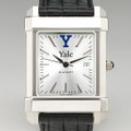 Yale Men's Collegiate Watch with Leather Strap - Image 1