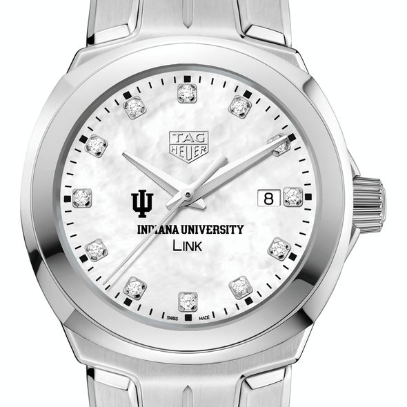 Indiana University TAG Heuer Diamond Dial LINK for Women - Image 1
