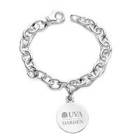 UVA Darden Sterling Silver Charm Bracelet