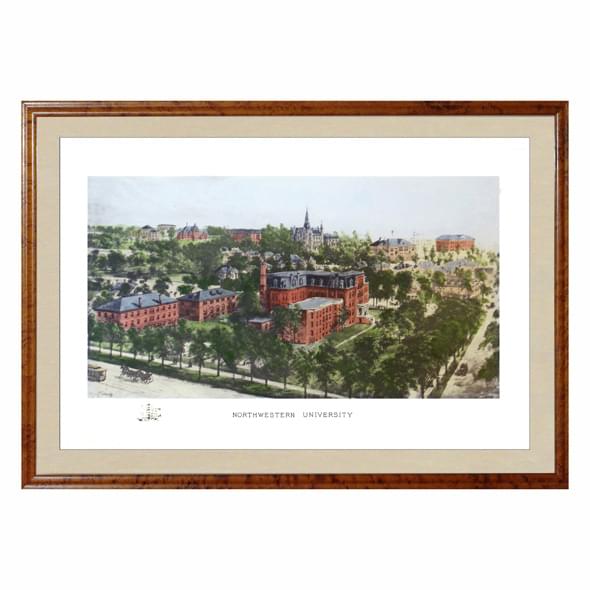 Historic Northwestern University Watercolor Print