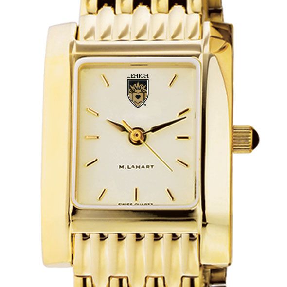 Lehigh Women's Gold Quad Watch with Bracelet