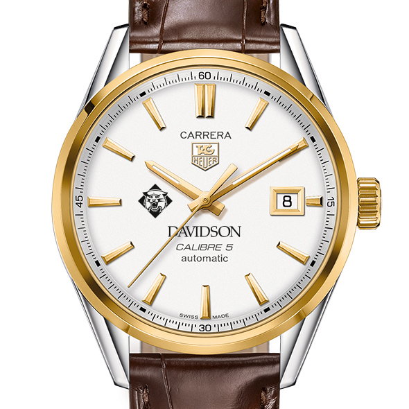 Davidson College Men's TAG Heuer Two-Tone Carrera with Strap