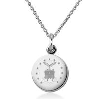 US Air Force Academy Necklace with Charm in Sterling Silver