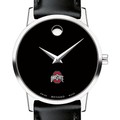 Ohio State Women's Movado Museum with Leather Strap - Image 1