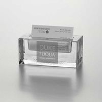 Duke Fuqua Glass Business Cardholder by Simon Pearce