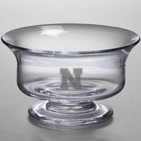 Nebraska Simon Pearce Glass Revere Bowl Med
