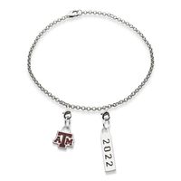 Texas A&M 2022 Sterling Silver Anklet
