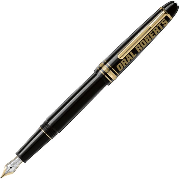 Oral Roberts Montblanc Meisterstück Classique Fountain Pen in Gold - Image 1
