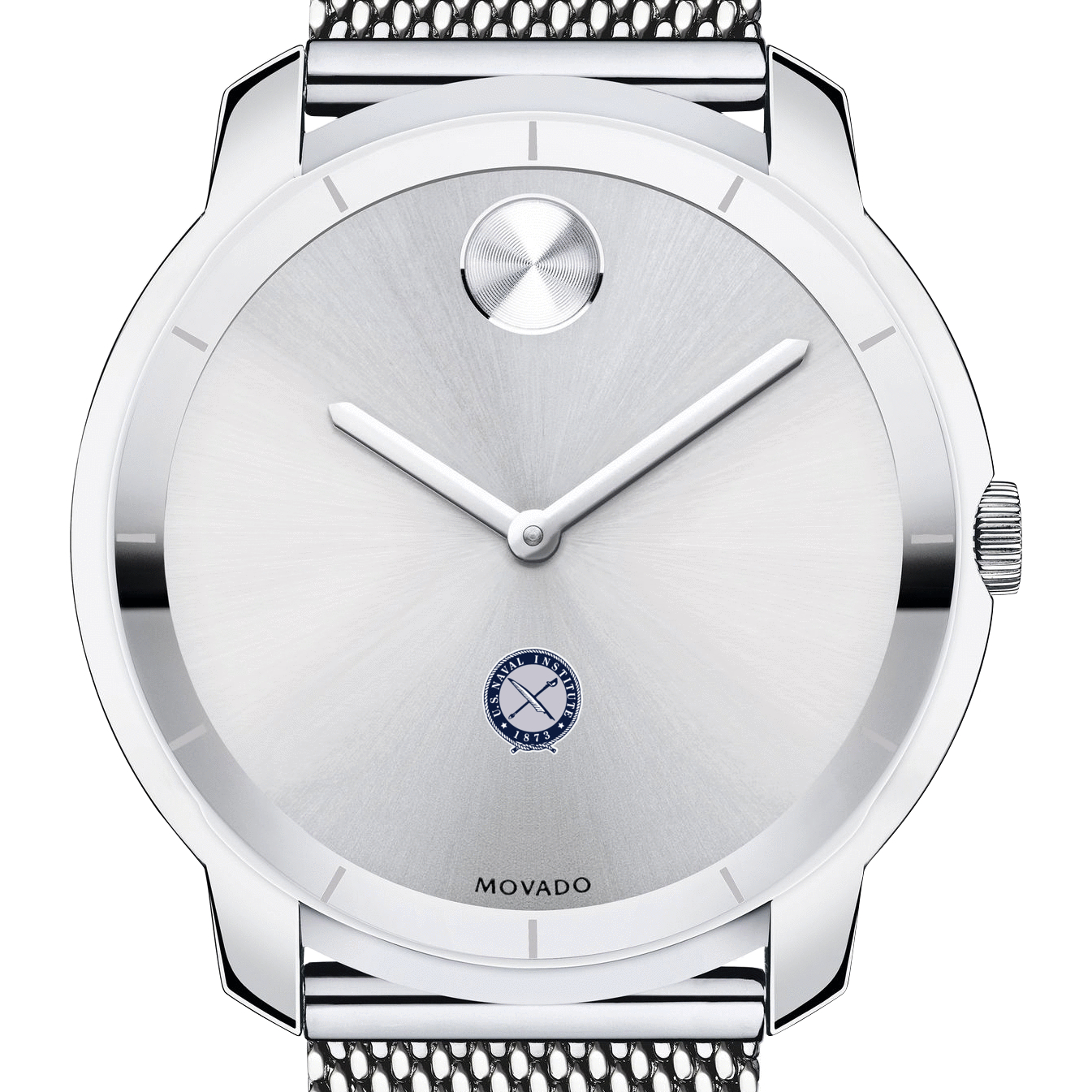 US Naval Institute Men's Movado Stainless Bold 44