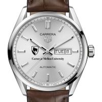 Carnegie Mellon Men's TAG Heuer Automatic Day/Date Carrera with Silver Dial