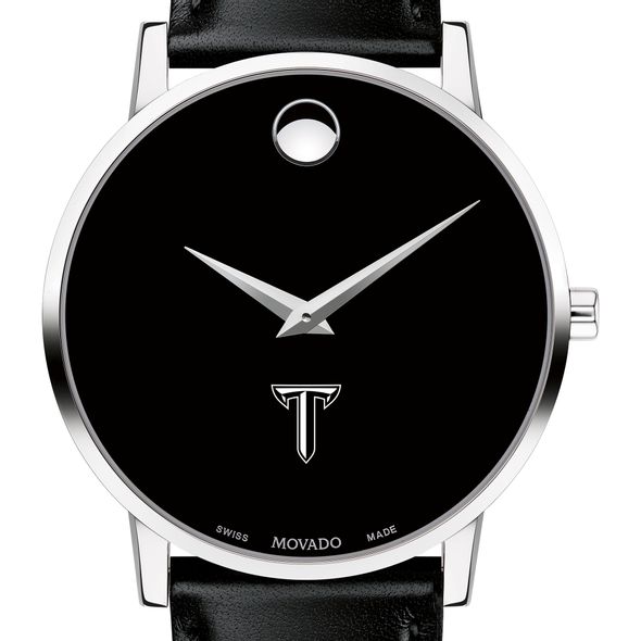 Troy Men's Movado Museum with Leather Strap - Image 1