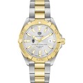 click to view University of Wisconsin Men's TAG Heuer Two-Tone Aquaracer - Image 2