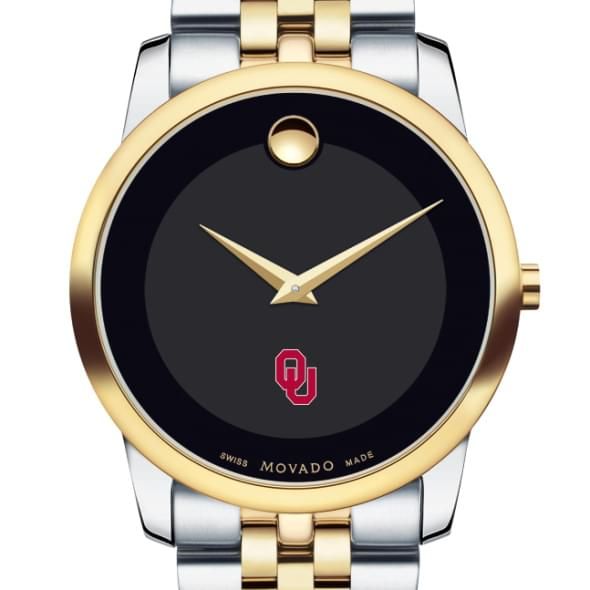 Oklahoma Men's Movado Two-Tone Museum Classic Bracelet