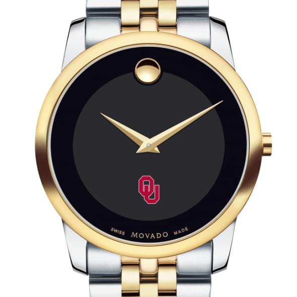 Oklahoma Men's Movado Two-Tone Museum Classic Bracelet