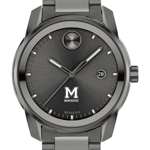 Morehouse College Men's Movado BOLD Gunmetal Grey with Date Window - Image 1