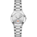 Clemson Women's Movado Collection Stainless Steel Watch with Silver Dial - Image 2
