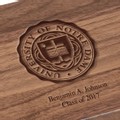 University of Notre Dame Solid Walnut Desk Box - Image 2