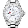 click to view Boston University Women's TAG Heuer Steel Aquaracer w MOP Dial - Image 1