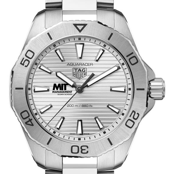MIT Sloan Men's TAG Heuer Steel Aquaracer with Silver Dial - Image 1