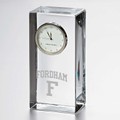 Fordham Tall Glass Desk Clock by Simon Pearce - Image 1