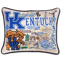 University of Kentucky Embroidered Pillow