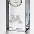 Minnesota Tall Glass Desk Clock by Simon Pearce - Image 2
