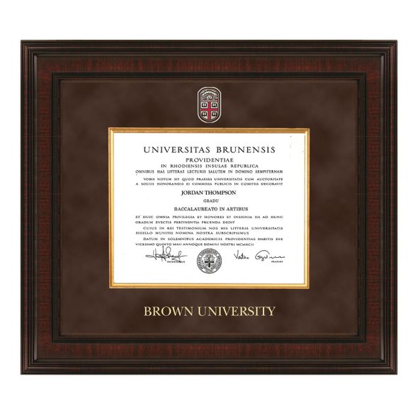 Brown Diploma Frame - Excelsior - Image 1