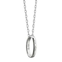 Saint Joseph's Monica Rich Kosann "Carpe Diem" Poesy Ring Necklace in Silver