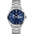 Brown Men's TAG Heuer Carrera with Blue Dial & Day-Date Window - Image 2