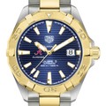 Alabama Men's TAG Heuer Automatic Two-Tone Aquaracer with Blue Dial - Image 1