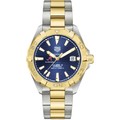 Alabama Men's TAG Heuer Automatic Two-Tone Aquaracer with Blue Dial - Image 2