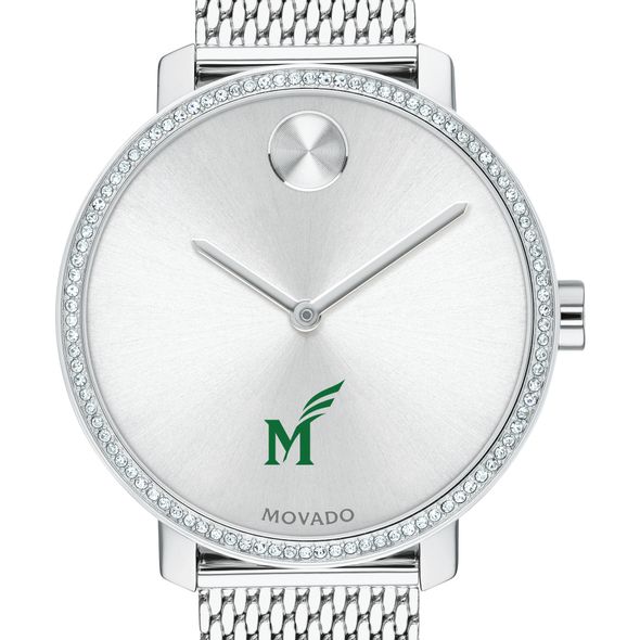 George Mason Women's Movado Bold with Crystal Bezel & Mesh Bracelet - Image 1